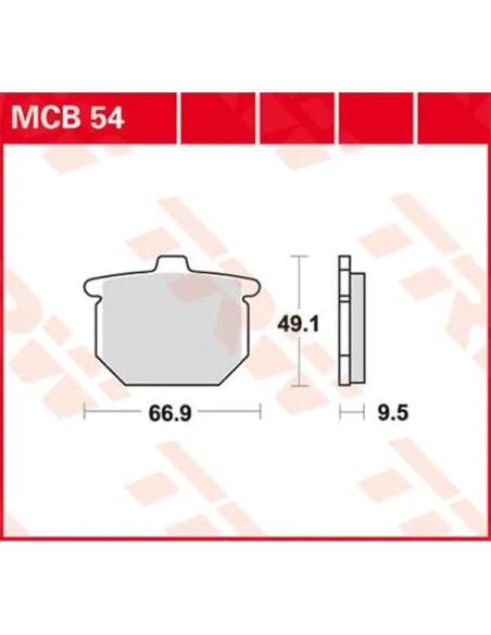 TRW Bremsbeläge & Bremsbacken für HONDA CX 500 C 1980-1984