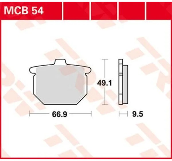 TRW Bremsbeläge & Bremsbacken für HONDA CX 500 C 1980-1984