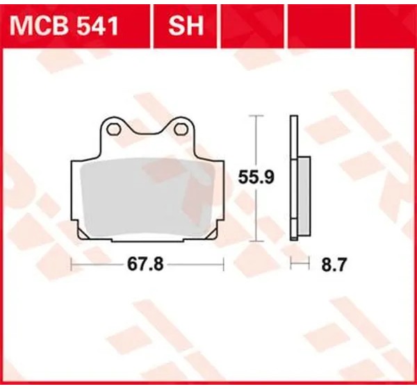 TRW Bremsbeläge & Bremsbacken für YAMAHA XJ 600 N 1994-2003