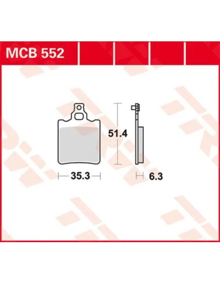 TRW Bremsbeläge & Bremsbacken für APRILIA RS 50 1995-2010