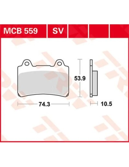 TRW Bremsbeläge & Bremsbacken für YAMAHA FJ 1200 1988-1996
