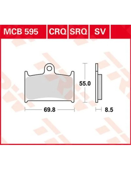 TRW Bremsbeläge & Bremsbacken für YAMAHA TZ 250 1992-2008