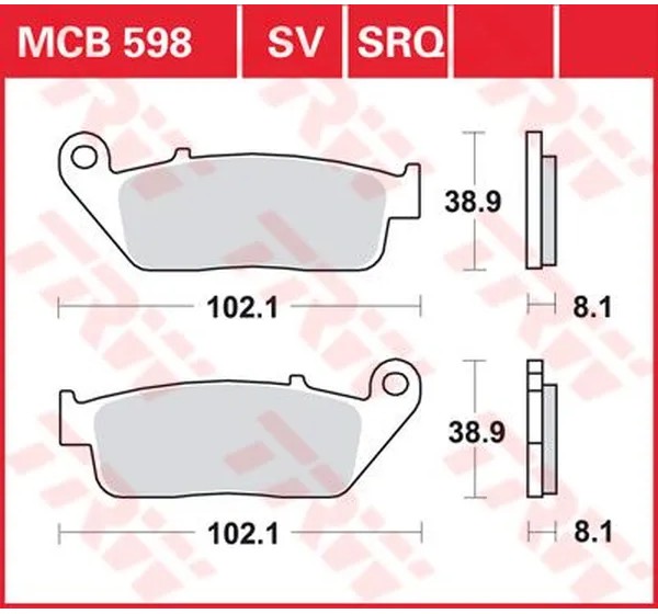 TRW Bremsbeläge & Bremsbacken für HONDA CBR 250 R 1988-2014