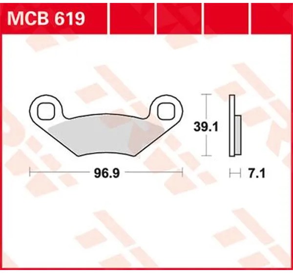TRW Bremsbeläge & Bremsbacken für POLARIS TRAIL BOSS 250 2X4 1985-1999