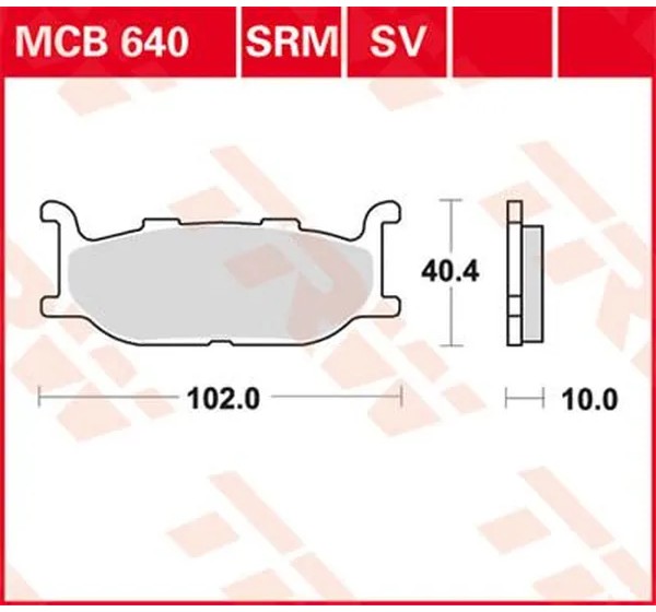 TRW Bremsbeläge & Bremsbacken für YAMAHA XVS 650 A 1998-2007