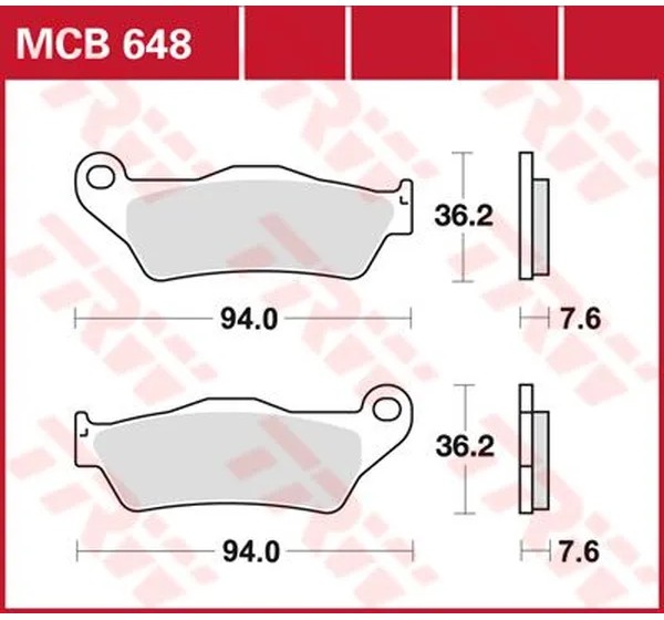 TRW Bremsbeläge & Bremsbacken für KTM EXC 125 1993-2016