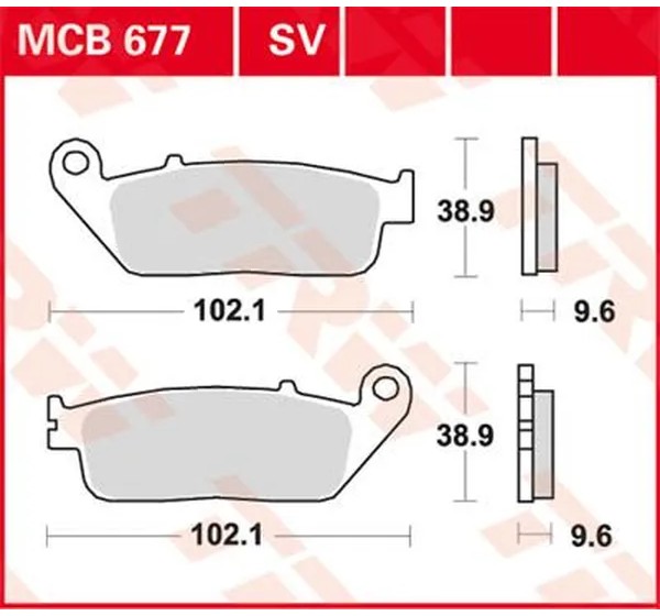 TRW Bremsbeläge & Bremsbacken für HONDA VT 750 C 1997-2009