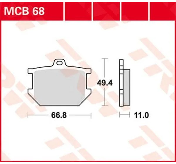 TRW Bremsbeläge & Bremsbacken für YAMAHA SR 500 1978-1987