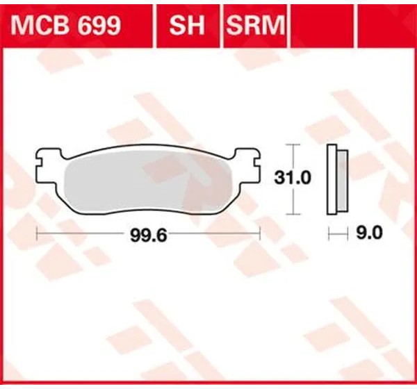 TRW Bremsbeläge & Bremsbacken für YAMAHA TW 125 1999-2004