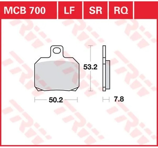 TRW Bremsbeläge & Bremsbacken für YAMAHA YP 125 R 2001-2013