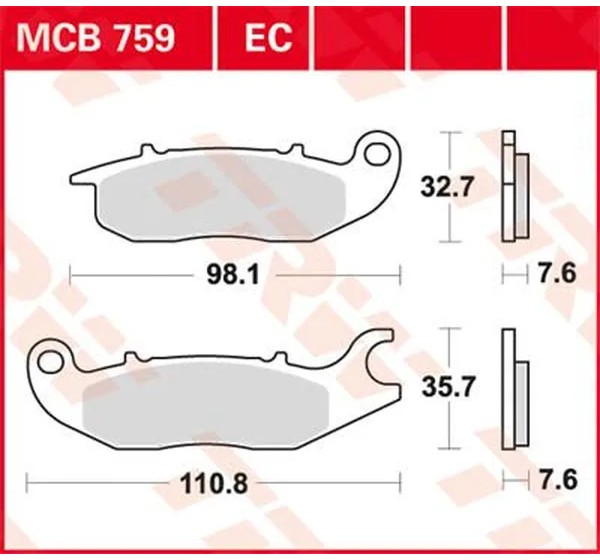 TRW Bremsbeläge & Bremsbacken für HONDA CBR 125 R 2004-2016