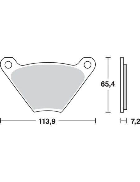 TRW Bremsbeläge & Bremsbacken für Harley Davidson FXE 1200 1974-1980