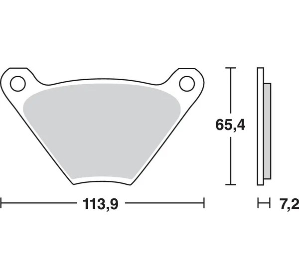TRW Bremsbeläge & Bremsbacken für Harley Davidson FXE 1200 1974-1980