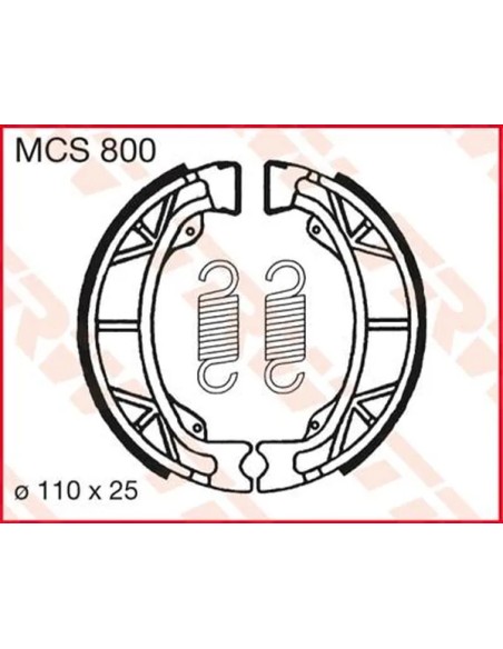 TRW Bremsbeläge & Bremsbacken für HONDA ST 70 1970-1999