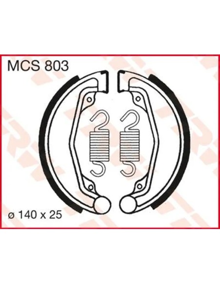 TRW Bremsbeläge & Bremsbacken für HONDA CM 125 C 1982-1999