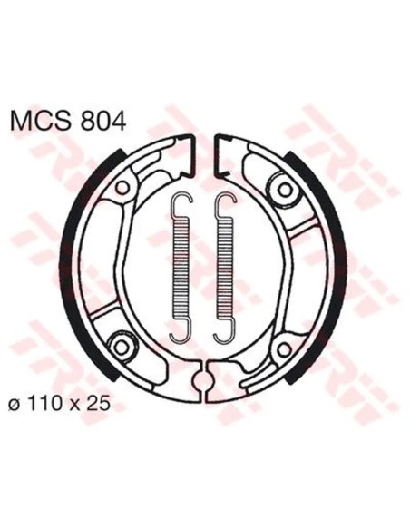 TRW Bremsbeläge & Bremsbacken für HONDA MT 50 S 1980-1996