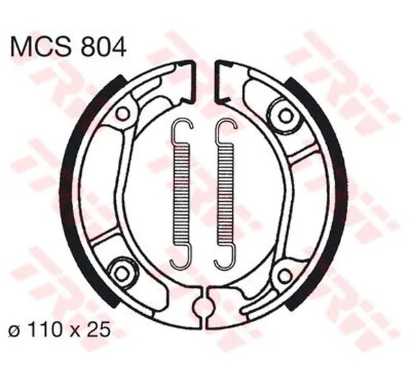 TRW Bremsbeläge & Bremsbacken für HONDA MT 50 S 1980-1996