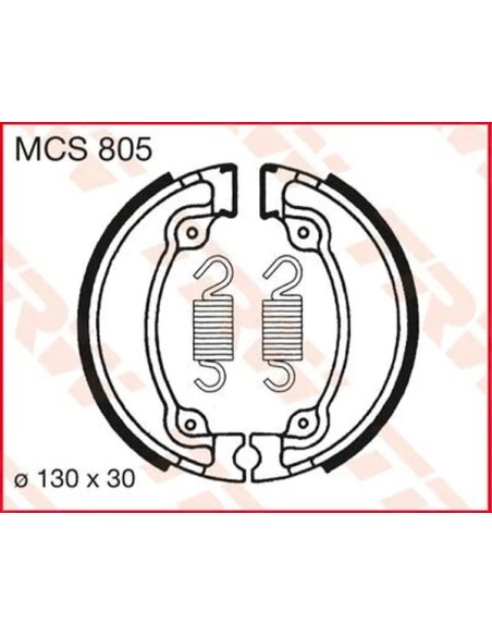 TRW Bremsbeläge & Bremsbacken für HONDA VT 125 C 1999-2008