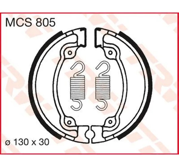 TRW Bremsbeläge & Bremsbacken für HONDA VT 125 C 1999-2008
