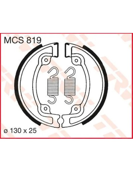 TRW Bremsbeläge & Bremsbacken für HONDA CG 125 BR 1985-1997