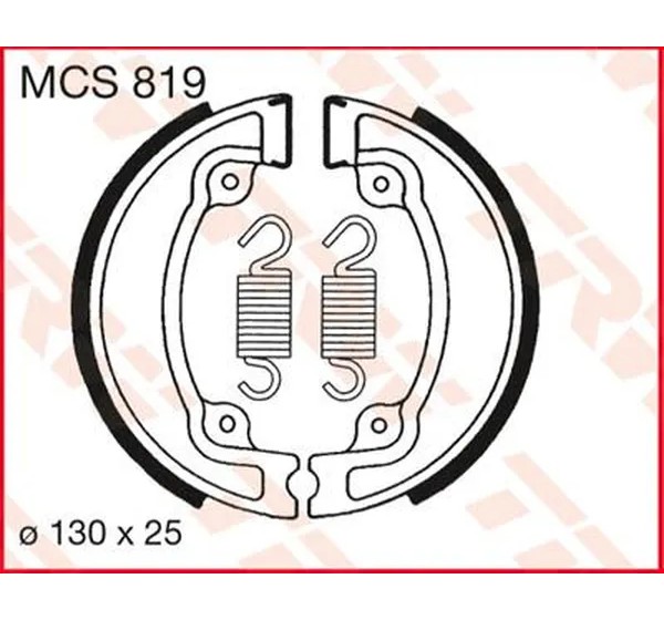 TRW Bremsbeläge & Bremsbacken für HONDA CG 125 BR 1985-1997