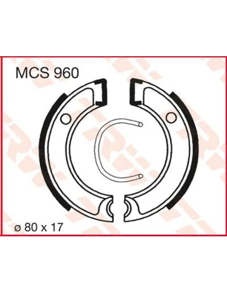 TRW Bremsbeläge & Bremsbacken für YAMAHA PW 50 1982-1999