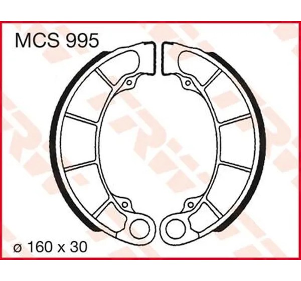 TRW Bremsbeläge & Bremsbacken für HONDA TRX 350 FE 4X4 2000-2006