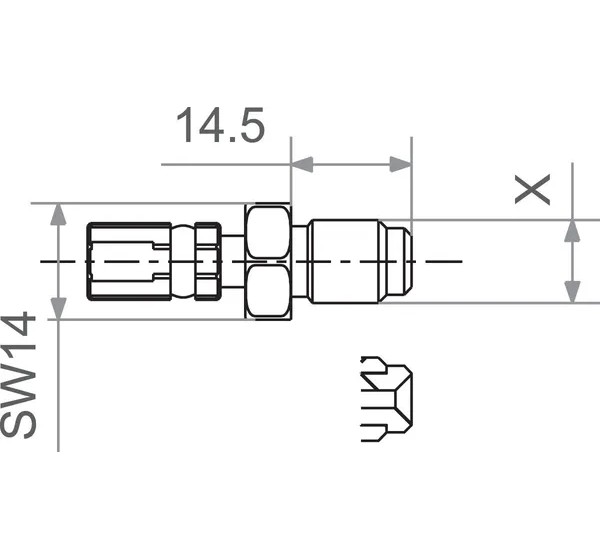 TRW Brems- & Kupplungsleitungen - FIT M10x1.0 MALE SWIVEL G