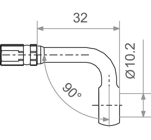TRW Montagematerial & Zubehör - BANJO M10 90 BL