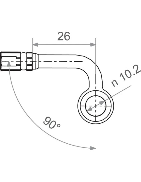 TRW Montagematerial & Zubehör - BANJO M10 50S TI