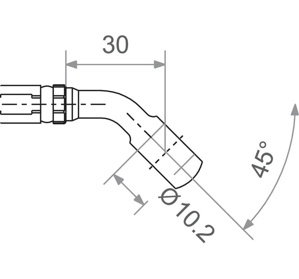TRW Montagematerial & Zubehör - BANJO M10 45 GM