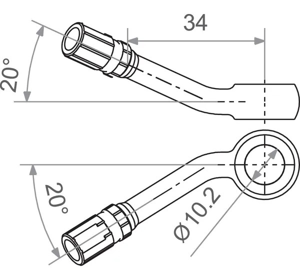 TRW Montagematerial & Zubehör - BANJO M10 20S SL