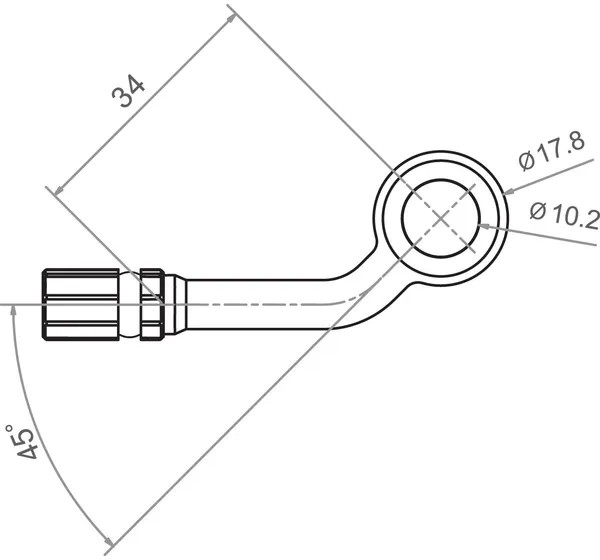 TRW Montagematerial & Zubehör - BANJO M10 40S BK