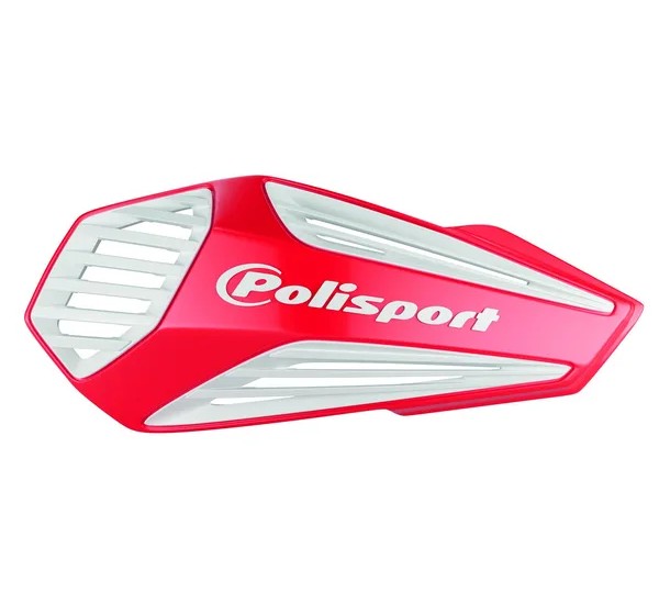POLISPORT Handprotektoren - HANDGUARDS MX AIR RD/WH