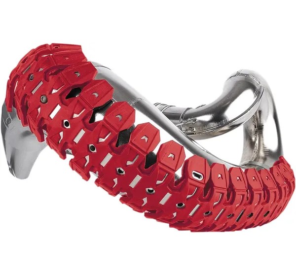 POLISPORT Hitzeschilde - PIPE GUARD ARMADILLO RED