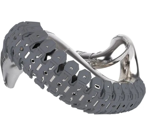POLISPORT Hitzeschilde - PIPE GUARD ARMADILLO GREY
