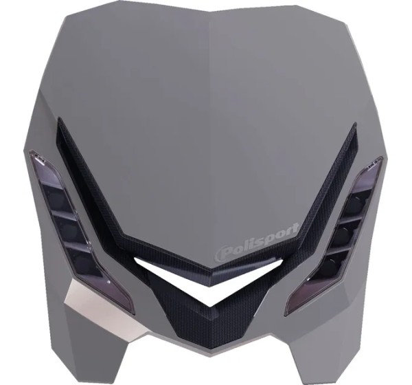 POLISPORT Karosserieteile & Schutzbleche - HEADLIGHT E-BLAZE GRY/BK