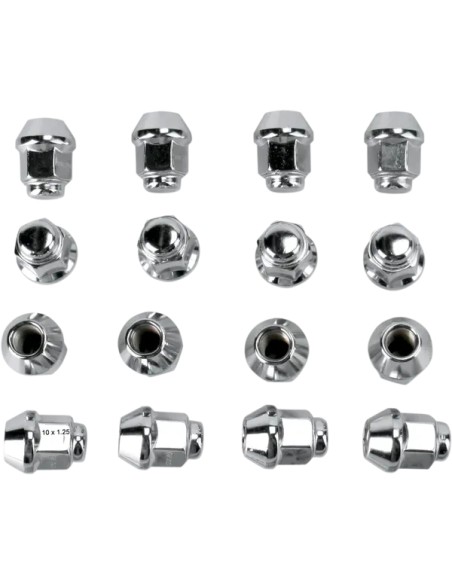 DWT DOUGLAS WHEEL Montagematerial & Zubehör - LUG NUT CHR 10MM TAPR 16P