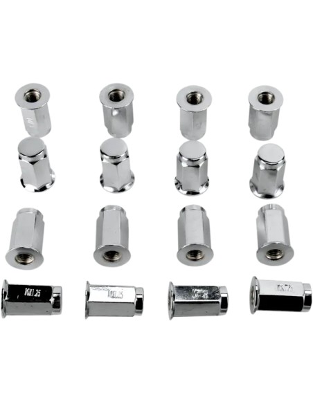 DWT DOUGLAS WHEEL Montagematerial & Zubehör - LUG NUT CHR 10MM FLAT 16P