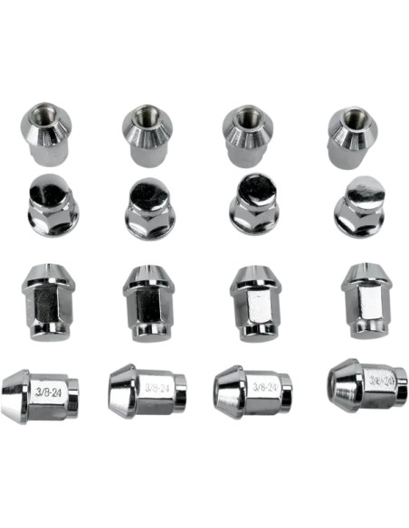 DWT DOUGLAS WHEEL Montagematerial & Zubehör - LUG NUT CHR 3/8 TAPR 16P