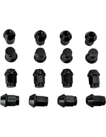 DWT DOUGLAS WHEEL Montagematerial & Zubehör - LUG NUT BLK 3/8 TAPR 16P