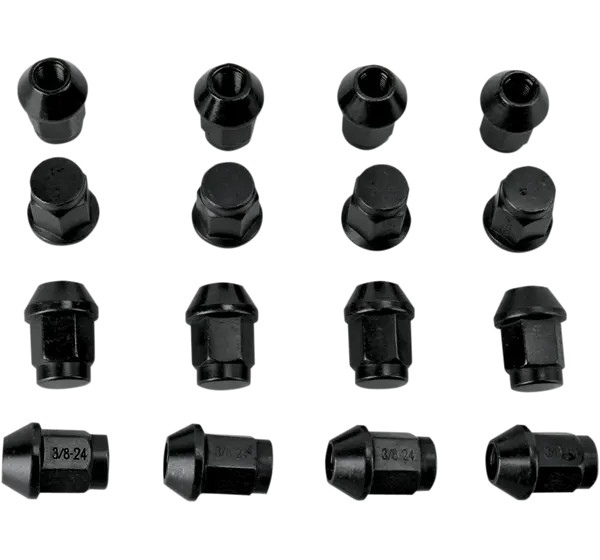 DWT DOUGLAS WHEEL Montagematerial & Zubehör - LUG NUT BLK 3/8 TAPR 16P