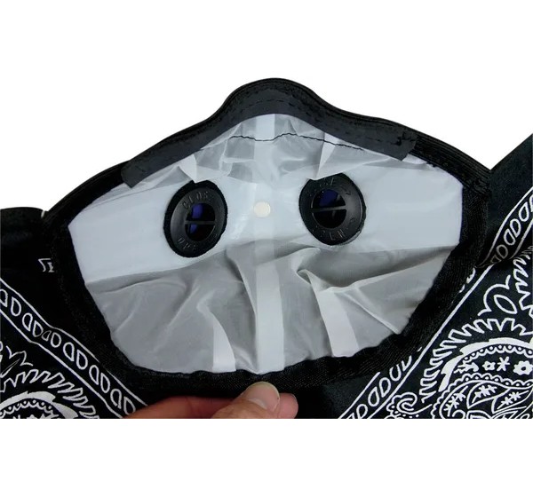 ATV-TEK Kopf- & Halsbedeckungen - MASK DUST BANDANA BK