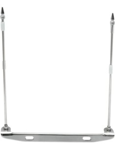 Kennzeichenhalterung für Doppel-Flaggenhalter