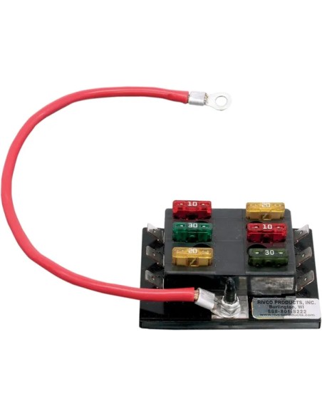 RIVCO PRODUCTS Kabel & Schalter - FUSE BLOCK UNIVERSAL