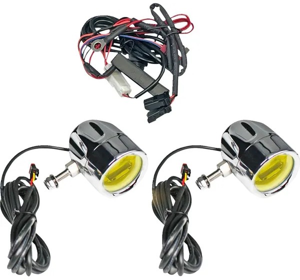 CUSTOM DYNAMICS Zusatzbeleuchtung - LIGHT FOG CHRM/ YELW UNIV