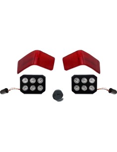 LED Tour-Pak Rück-/Bremslichter mit Linsen