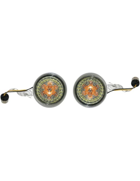 CUSTOM DYNAMICS Blinker - SIGNAL BLLT 1156 SMK CHR