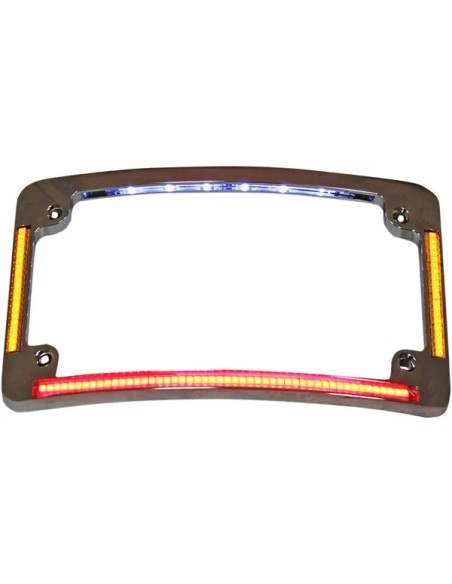 CUSTOM DYNAMICS Kennzeichen - TRUFLEX RADIUS PLATE FRAME AMB