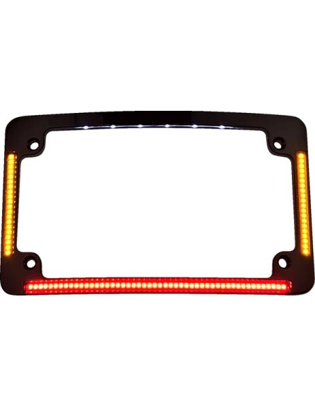 CUSTOM DYNAMICS Kennzeichen - TRUFLEX RADIUS PLATE FRAME AMB